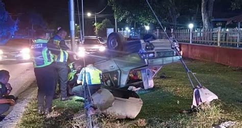 Pencuri Kabel Patah Tulang Selangka Ketika Lari Dikejar Polis Harian