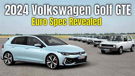 2024 Volkswagen Golf GTE Euro Spec Revealed YouTube