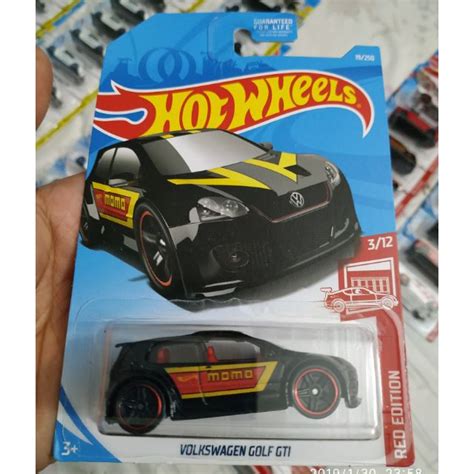 Hot Wheels Volkswagen Golf Gti Black Momo Red Edition Target Exclusive