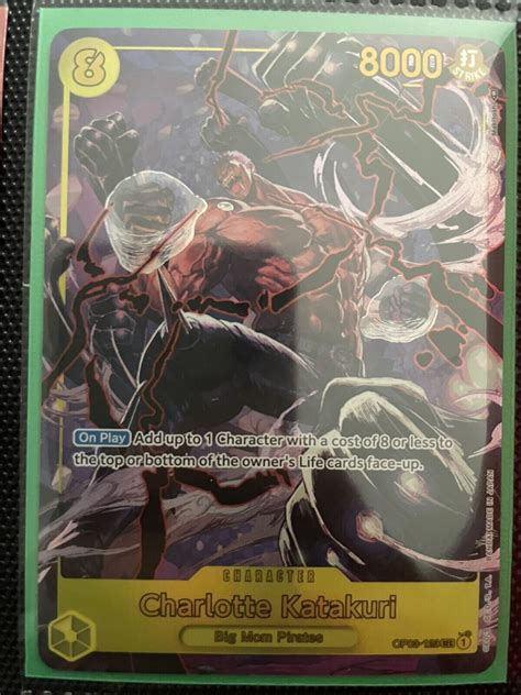 Charlotte Katakuri OP03 123 SEC Alt Art English One Piece Card Game