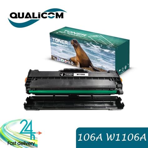 Qualicom 106a W1106a 1106 1106a Sa Chip Compatible Toner Cartridge Para Sa Hp Laser 107a 107w