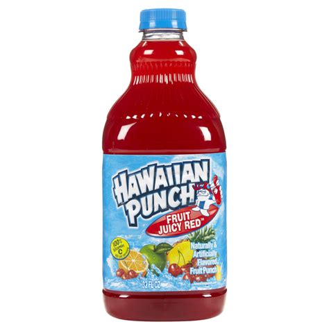 Hawaiian Punch Fruit Juicy Red 32oz 1 Qt 946ml American Fizz