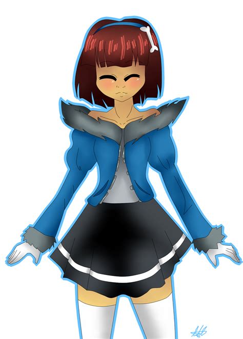 Undertale Fashion With Frisk Sans Dress By Waterfox Studios On Deviantart