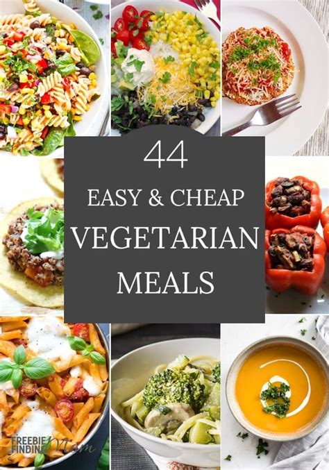 Cheap Vegetarian Meals | 44 Easy, Delicious Recipes