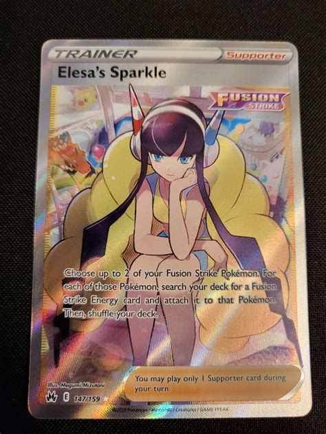 Pokemon Elesas Sparkle Crown Zenith Values Mavin