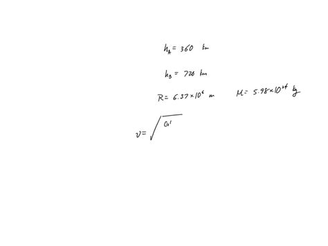 Solved Two Satellites Are In Circular Orbits Around The Earth The