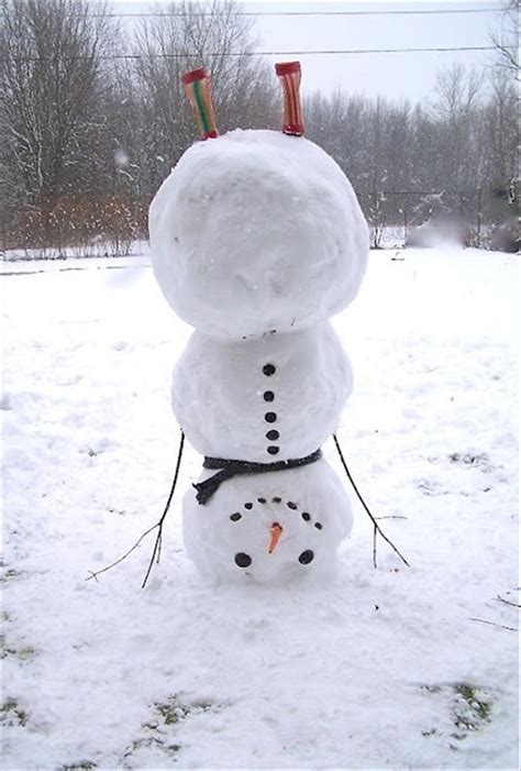 Snow sculptures, snowmen, snowman ideas, snow fun, snowy day, snow play