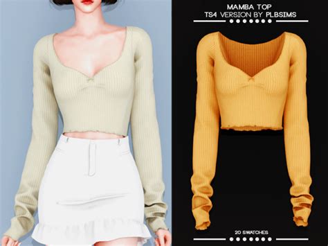 Naomi Knit Top The Sims 4 Artofit