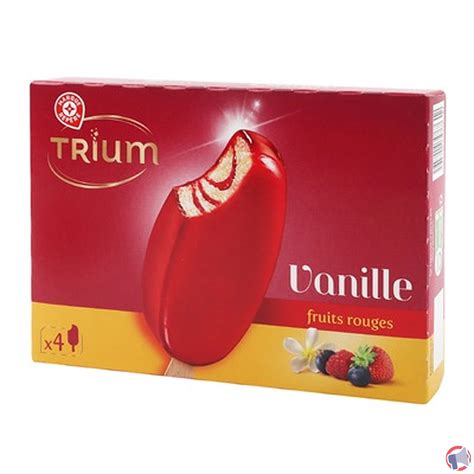 Rappel Produit 4 BATONNETS VANILLE FRUITS ROUGE 4x100ML TRIUM