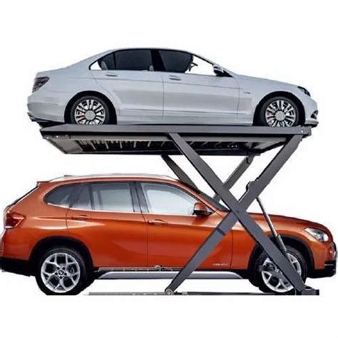 Mild Steel Post Hydraulic Car Parking System Maximum Load Tons