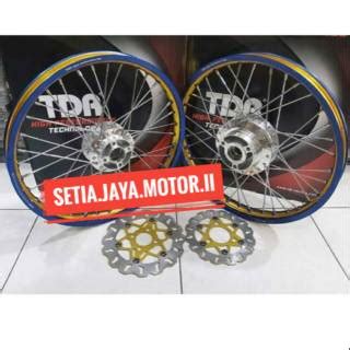 Jual Velg TDR Ring 17 Satria Fu Tromol Velg Jari Jari Cakram 1set