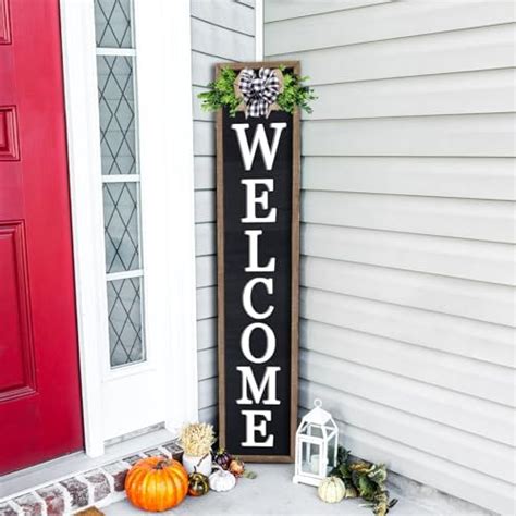 Amazon My Word Welcome To Our Home W Pawprint Tall Outdoor