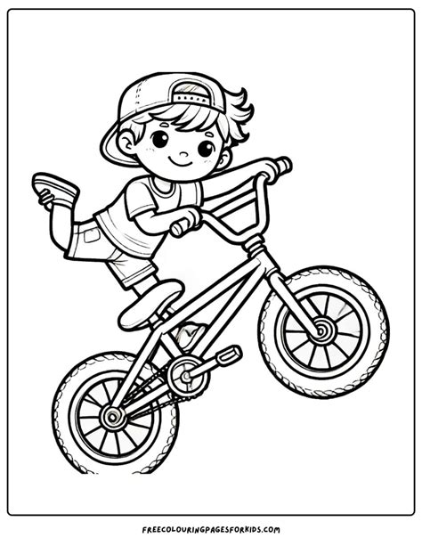 20 Bmx Bike Coloring Pages Coloring For Kids