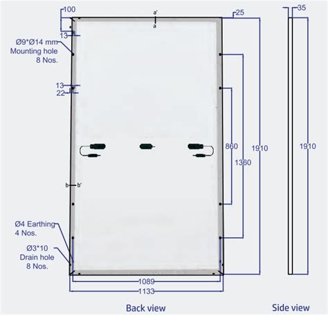 Goldi Solar GS10 M120 WF 440 460W Solar Panel Datasheet ENF Panel