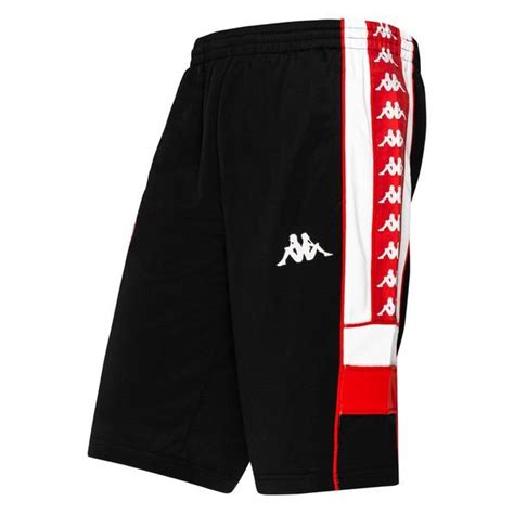 Tunesien Shorts Arawa Banda Schwarz Weiß Rot unisportstore at