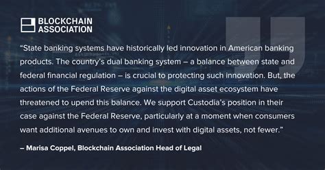 Blockchain Association Files Amicus Brief In Custodia V Federal