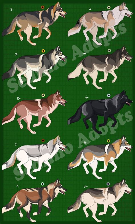 Natural Wolf Adopts Set 8 Payments Pending By Nature Ridge Adopts On