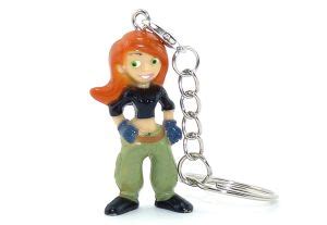 Kim Possible Figur als Schlüsselanhänger Größe 3cm nicht aus dem Ü Ei