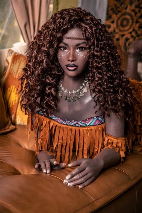 Ebony Afro Sex Doll Takiyah 156cm Mailovedoll