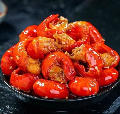 canned crawfish tail seafood cooked spicy instant shrimp ball net red