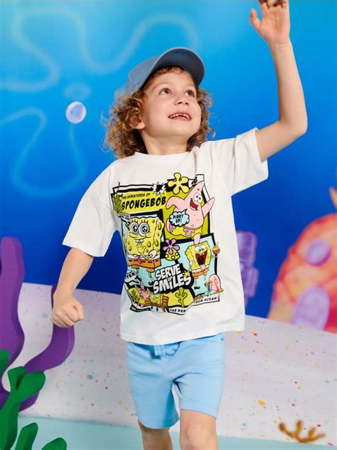 Tricou SpongeBob Culoare Alb SINSAY 524BB 00X