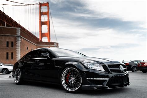 Mercedes Benz CLS63 AMG W218 Black HRE RS309 Wheel Front