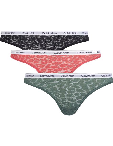 Calvin Klein Dames Bikini Slips Lace Pack Gp