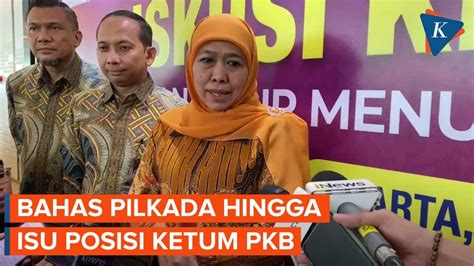 Full Soal Pilkada Khofifah Harap Parpol Pengusung Restui Duet Dengan