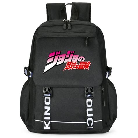 New Anime Jojo Bizarre Adventure Cosplay Backpack Teenagers Shoulder Bag School Bookbag Unisex