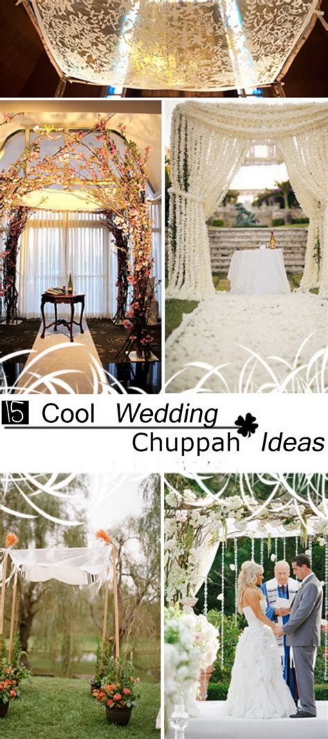 15 Cool Wedding Chuppah Ideas - Hative