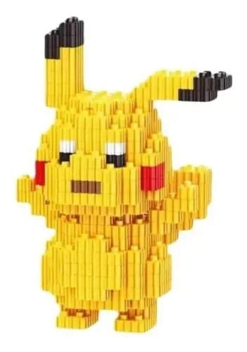 Mini Bloques Armable Figura D Micro Blocks Pikachu Cuotas Sin Inter S