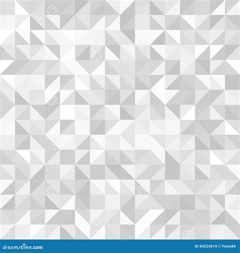 Light Seamless Grey Pattern With Hand Drawn Pentagons Cartoon Vector ...