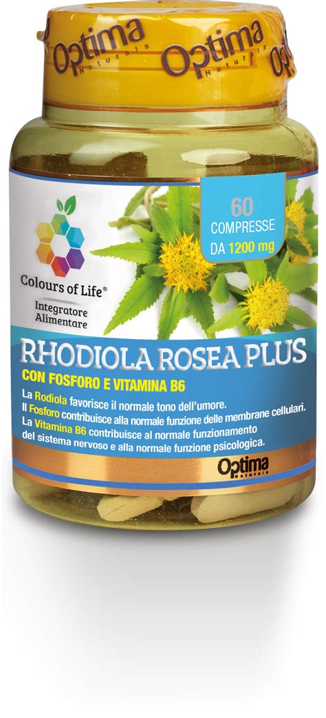 Rhodiola Rosea Plus Tabletten Optima Naturals Vitalabo