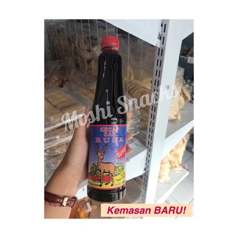 Jual Kecap Asin Bangka Cap Rusa Botol Besar 650ml Kecap Bangka Kental