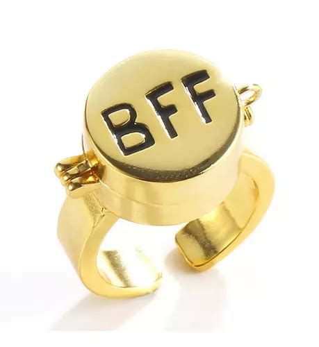 Anillo Best Friends Forever Bob Esponja Cuotas Sin Inter S