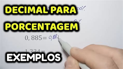 Transformar Um N Mero Decimal Para Porcentagem Thumbs Up