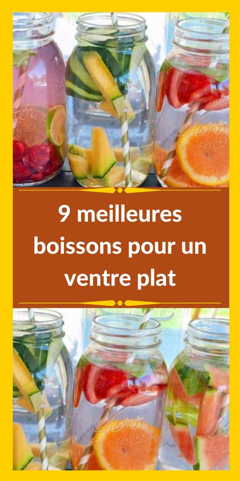 Meilleures Boissons Pour Un Ventre Plat R Gime Alimentaire Pour