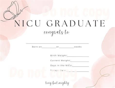 Nicu Graduation Certificate Nicu Nurse Nicu Mom Nicu Mom Nicu