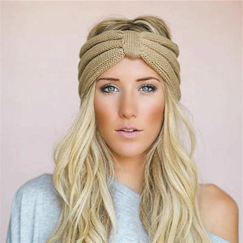 Buy Winter Wool Headbands For Women Ear Warmer Bow