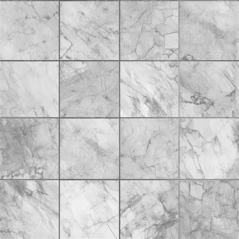 Seamless Pattern Texture Of Gray Marble Tiles AI Generation 23537842