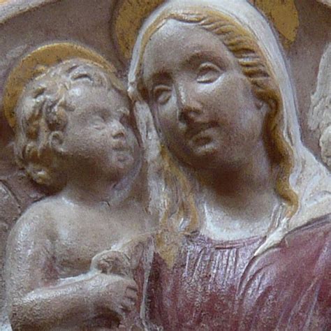 Tondo Madonna Con Bambino E Angeli