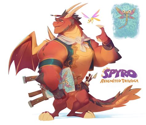 Spyro Reignited Trilogy Concept Art by Nicholas Kole