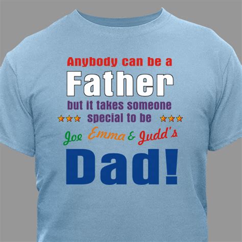 Custom Printed Fathers Day T Shirt Dad Shirts Tsforyounow