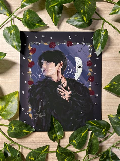 BTS V V Fanart Singularity Fanart BTS Prints - Etsy