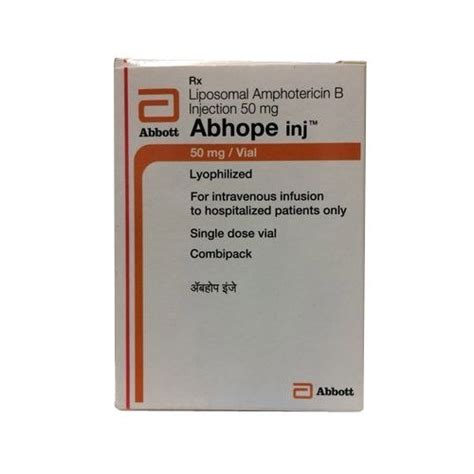 Liposomal Amphotericin B Injection Abhope Injection For Intravenous