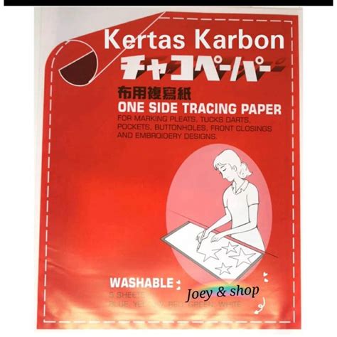 Tracing Paper Kertas Surih Mix Colour 5 Sheets Pack Shopee