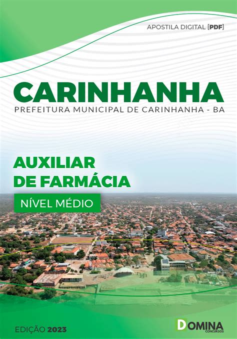 Apostila Pref Carinhanha Ba Auxiliar Farm Cia