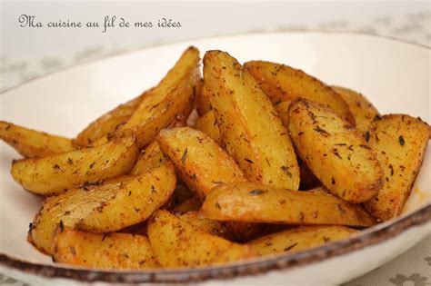 Ma cuisine au fil de mes idées Country potatoes au thym et