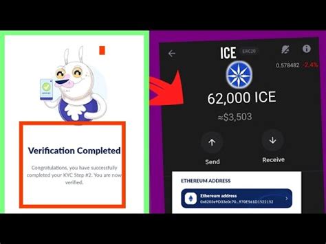 Ice Network KYC Step 2 And Withdrawal How To Pass Kyc Step 2 Ice