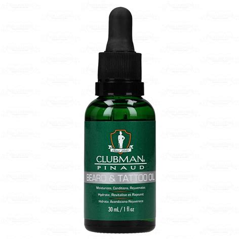 Clubman Pinaud Beard Tattoo Oil Olejek Do Piel Gnacji Brody I Tatua Y